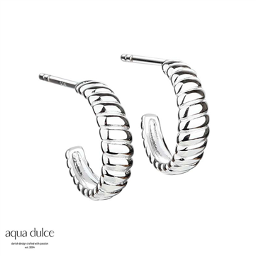 Aqua Dulce Small Suki øreringe sølv
