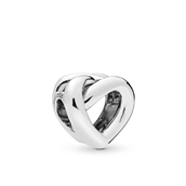Pandora Knottet Heart charm sølv