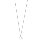Spirit Icons Youth halskæde sølv hjerte (45 cm)