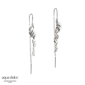 Aqua Dulce Koi Thread øreringe sølv