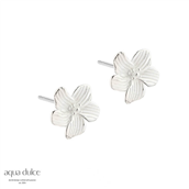 Aqua Dulce Anemone Flower øreringe sølv