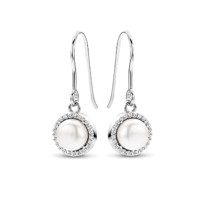 Billede af *Spirit Icons Euphoria øreringe sølv m. fvp + cz