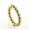 Billede af Ring kugler hele vejen rundt, br. 3,7 mm. massiv, 925 s. forgyldt