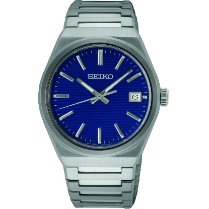 Billede af Seiko Classic herreur stål blå skive safirglas 39mm 10ATM