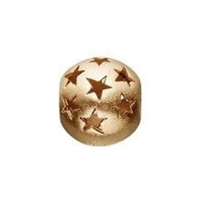 Billede af &Imagine 14kt mat pyntekugle stjerner
