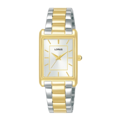 Billede af Lorus Classic dameur stål gulddoublé lænke 5bar 22mm