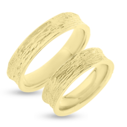 Billede af Vielses & Forlovelses ringe, hulkilet Priser fra