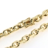 Billede af Armbånd anker facet 14kt t 1,50/br 4,5mm 18,5cm (kasselås)
