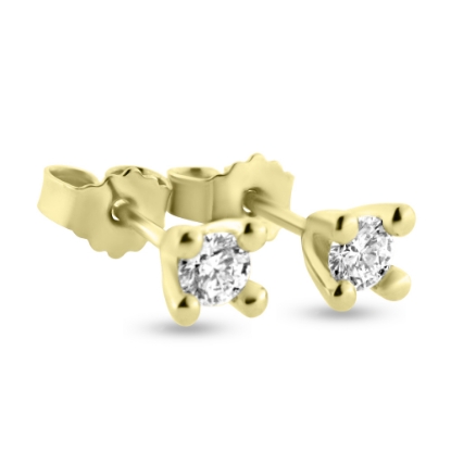 Billede af Dream Delux øreringe 2* 0,25 w/vs. 14 kt.    