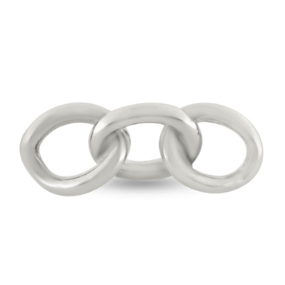 Billede af Loge tai-tac (lg. 15mm.) 925s sølv