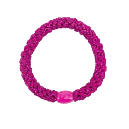 Billede af Aqua Dulce Hårelastik - Pink m. pink glimmer + pink luk