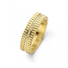 Billede af *Spirit Icons Imitation ring forgyldt sølv m. cz (str. 54)