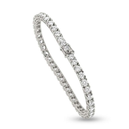 Billede af Tennis armlænke 56 brill. a 0,07 w/vs. 3,92 ct. 18 kt. hvg.