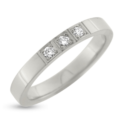 Billede af Alliancering brillant 3* 0,03 w/vs. 14 kt. hvg.