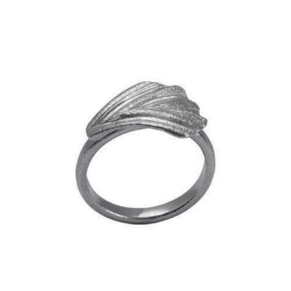 Billede af *Heiring Faggio ring small sølv oxideret str. 56