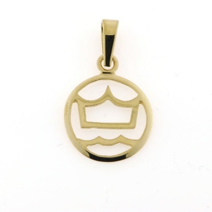 Billede af Vedhæng Dansk varmblod, 15 mm. 14 kt.