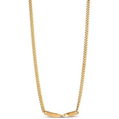 Billede af *ENAMEL Copenhagen Nadia halskæde forgyldt sølv (40+5cm)