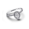 Billede af Pandora Funklende Pear Halo ring (str. 52)