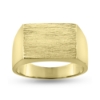Billede af Ring massiv lukket bund, rek. plade 14 kt. facon + 21,0 gr. (prisen er excl. guld)