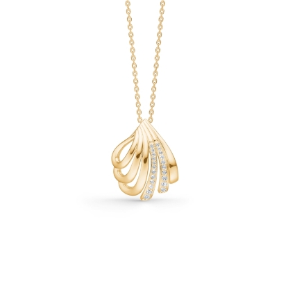 Billede af Mads Z "Shelby" vedhæng 14 kt. guld m. 0,13 ct. brillanter (ekskl. kæde)