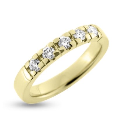 Billede af Alliancering 5* 0,09 w/si. 8 kt. 333 (br. 3,5-tk. 2,3 mm.)