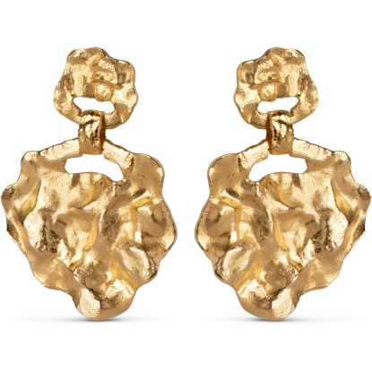 Billede af ENAMEL Copenhagen Windy Large ørering fg. sølv