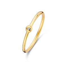 Billede af Spirit Icons Belle ring 14 karat guld med  0,010 ct. w/vs str. 54