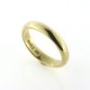 Billede af Ring halvrund profil, br. 3,5 mm. tk. 1,5 mm. 14 kt.  (str. max. 59)