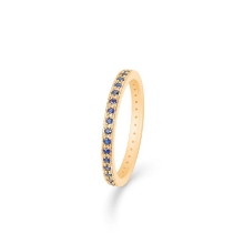 Billede af Mads Z 14 kt. ring "Poetry" m.ægte safirer str 50