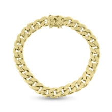 Billede af Armbånd panser facet br. 5,3 mm. 18,5 cm 14 kt.
