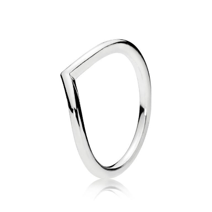 Billede af Pandora ring sølv Wishbone str. 48-60 