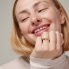 Billede af ENAMEL Copenhagen Adele ring forgyldt sølv (str. 61)