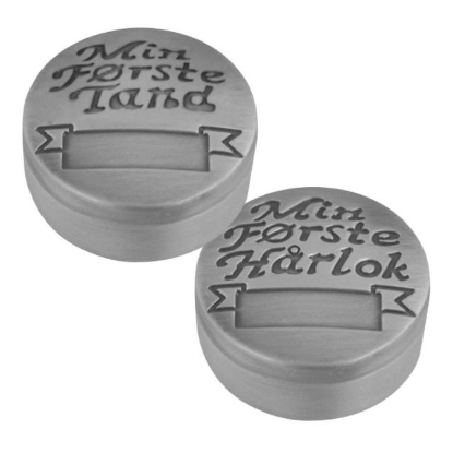 Billede af Nordahl Andersen fortinnet min første tand/hårlok skrin