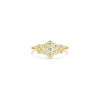 Billede af ID Fine Jewelry Magnolia ring sølv forgyldt med cz str. 48