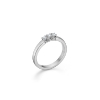 Billede af Mads Z "Crown Alliance" ring 14 kt hvg m. 3 x 0,09 ct w/si  str. 52