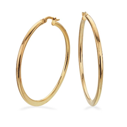 Billede af Creoler 45 mm. sølv fg.