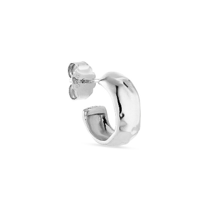 Billede af Jane Kønig Bruised Heart Hoop ørering sølv (1 stk)