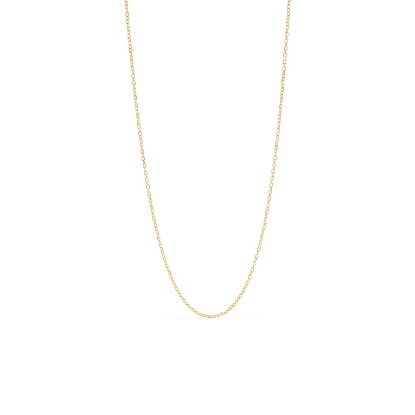 Billede af Susanne Friis Bjørner Halskæde sølv forgyldt anker 45 cm