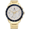 Billede af *Tommy Hilfiger Owen herreur stål gulddoublé lænke 46mm 5atm