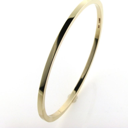 Billede af Armring firkantet tråd 3*3 mm. (indv. dia. 65 mm.) 14 kt.