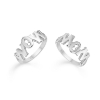 Billede af Mads Z "WOW/MOM" ring sølv (str. 54)