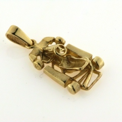 Billede af Vedhæng gokart 14 kt. facon 5,8 gr. (prisen er excl. guld)