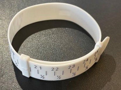 Billede af Armringsmål plast fra str. 15 til str. 25½ 