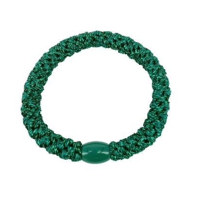 Billede af Aqua Dulce Hårelastik - Flaskegrøn m. grøn glimmer + grøn luk