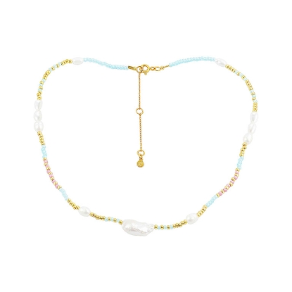 Billede af Hultquist Miabella Halskæde sølv forgyldt