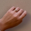 Billede af Mads Z "Carmen" ring 8 kt. guld m. cz (str. 54)