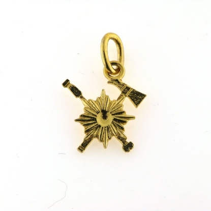 Billede af Vedhæng brandstjerne 14 kt. 