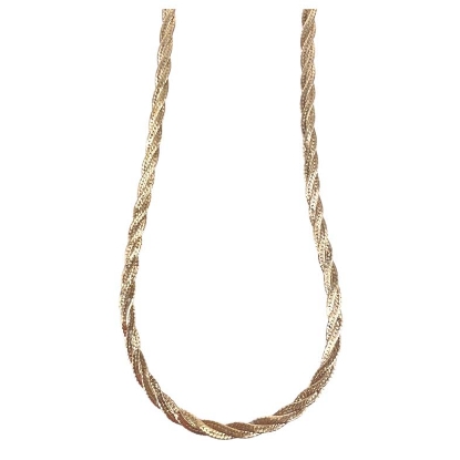Billede af Aqua Dulce Teresa Necklace halskæde forgyldt sølv (42 + 3 cm)