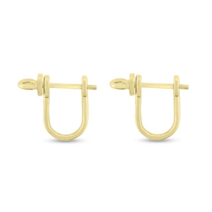 Billede af Ørestik sjækel 18 kt. (1. par)