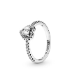 Billede af Pandora ring Fremhævet hjerte sølv med kubisk zirkonia (str. 48-60)